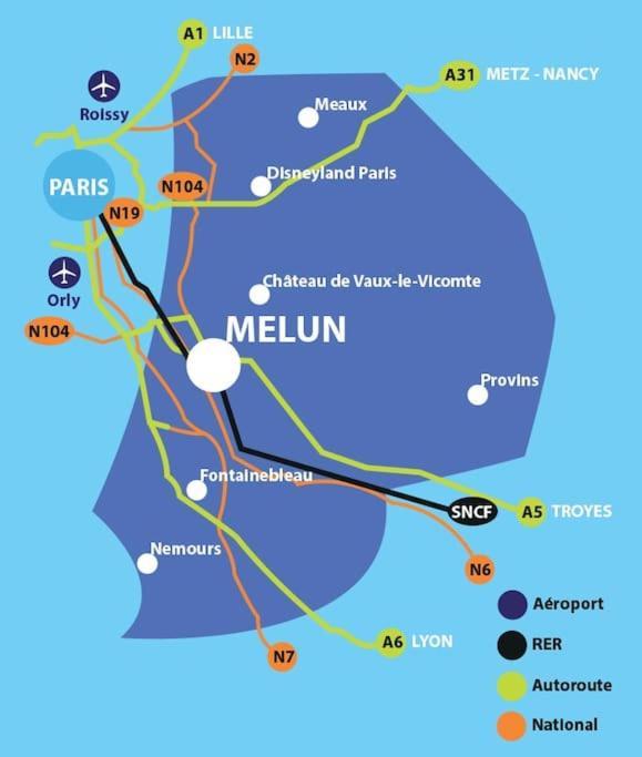 Villa Eugénie Melun Kültér fotó